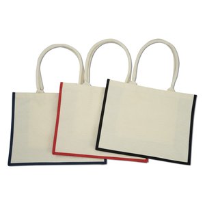 Additional Image 1 - a group of white bags with black trim