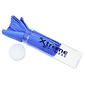 Additional Image 1 - a blue tube with a blue bow