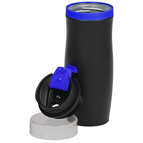 Additional Image 2 - a black and blue bottle