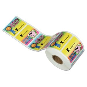 Additional Image 1 - a roll of tape with yellow and blue images