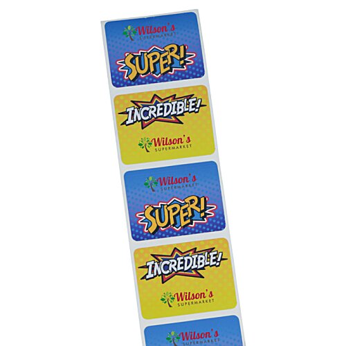 Additional Image 1 - a blue and yellow rectangular sign