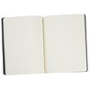 a white book with a black band