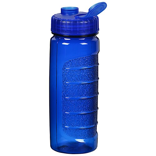 Additional Image 3 - a blue water bottle with a straw
