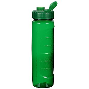 Additional Image 3 - a green water bottle with a straw