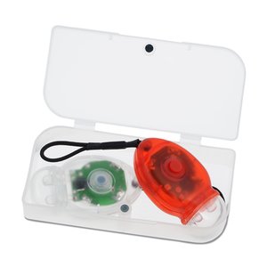 Additional Image 1 - a plastic container with a red and green tape in it