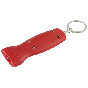 Additional Image 2 - a red key chain with a red handle