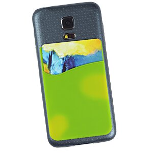Additional Image 1 - a cell phone with a green and yellow design