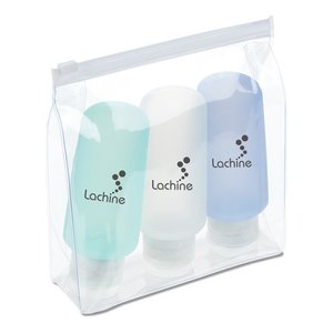 Additional Image 2 - a plastic bag with different colored bottles in it