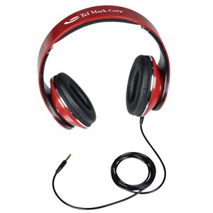 Additional Image 1 - a red headphones with a cord