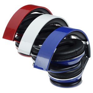 Additional Image 2 - a stack of headphones with different colors