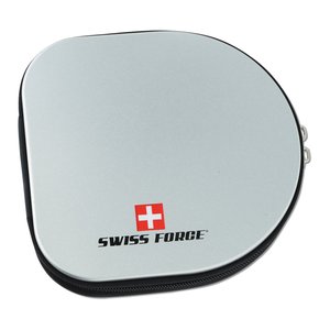 Additional Image 2 - a white square object with a red logo