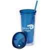 View Image 2 of 4 of Geo Tumbler with Straw - 16 oz.