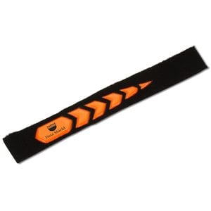 Additional Image 1 - a black and orange wristband