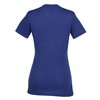 View Image 2 of 3 of Bella+Canvas Tri-Blend Deep V-Neck T-Shirt - Ladies' - Embroidered