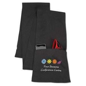 Additional Image 1 - a black cloth with a red marker in it