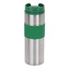 View Image 3 of 3 of Belted Silver Travel Tumbler - 14 oz. - Closeout