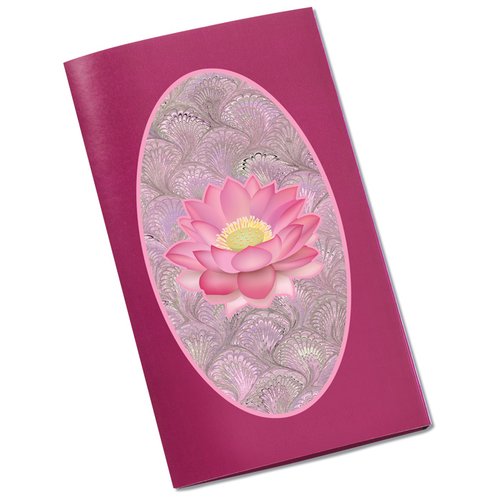 Additional Image 1 - a pink book with a pink oval design