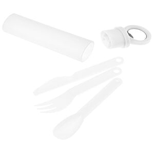 Additional Image 1 - a white plastic utensils