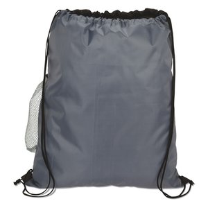 Additional Image 1 - a grey backpack with straps