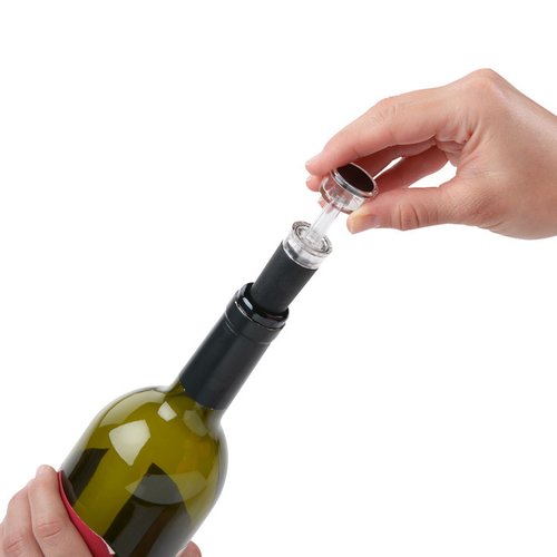 Additional Image 4 - a person opening a bottle of wine