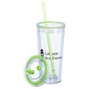 View Image 2 of 3 of Zilch Acrylic Tumbler with Straw - 14 oz.