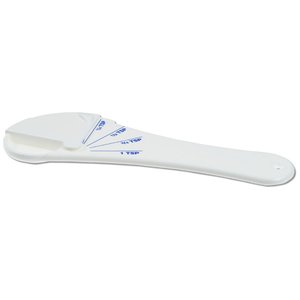 Additional Image 1 - a white plastic spoon with blue writing