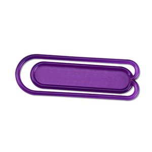 Additional Image 1 - a purple paper clip on a white background