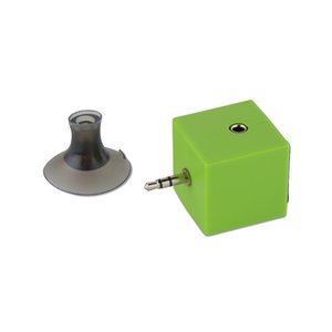 Additional Image 2 - a green cube with a black push pin