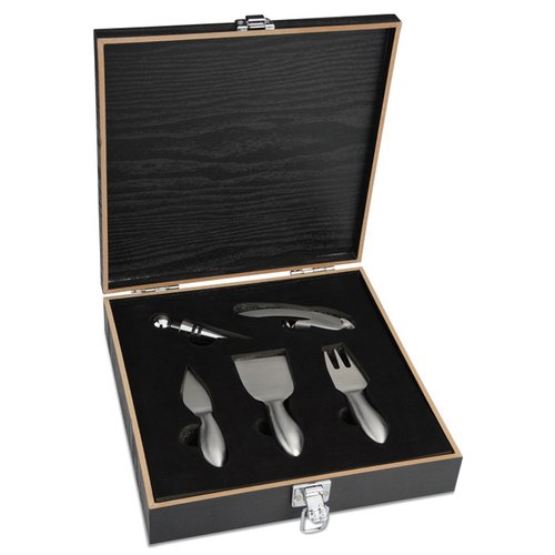 Additional Image 2 - a black box with silver utensils in it