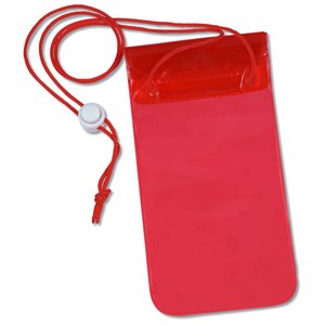 Additional Image 2 - a red phone case with a string
