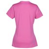 View Image 2 of 3 of Endurance Double Mesh V-Neck Tech Tee - Ladies' - Embroidered