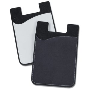 Additional Image 1 - a pair of black and white cell phone cases