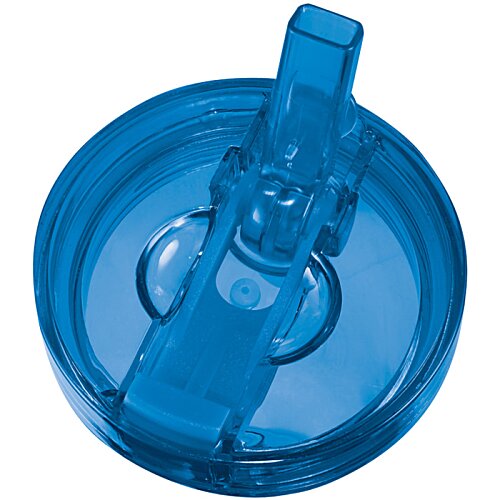 Additional Image 2 - a blue plastic cup with a clip