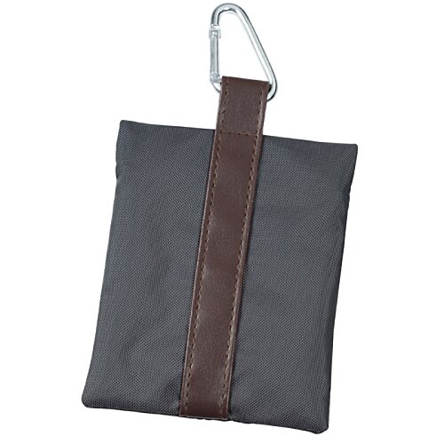 Additional Image 1 - a grey bag with a brown strap