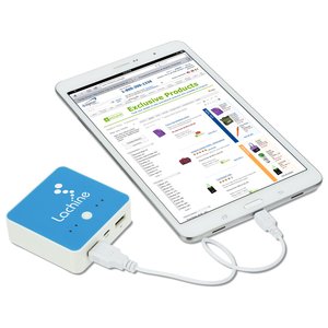 Additional Image 3 - a white electronic device with a blue box