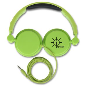 Additional Image 3 - a green headphones with a spiral