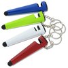 View Image 4 of 7 of Snippet Phone Stand Stylus Keychain - Closeout