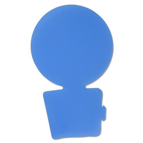 Additional Image 3 - a blue object with a white background