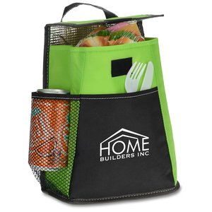 Additional Image 1 - a green and black bag with a drink can