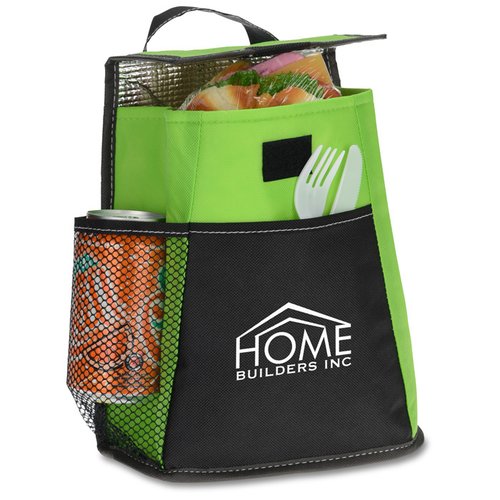 Additional Image 1 - a green and black bag with a drink can