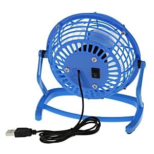 Additional Image 1 - a blue fan with a cord