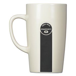Additional Image 2 - a white mug with a black handle