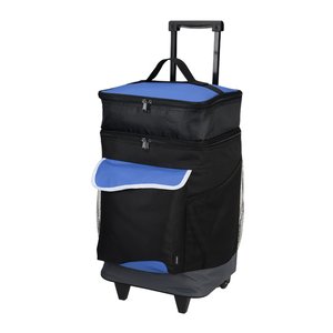 Additional Image 2 - a black and blue luggage cart
