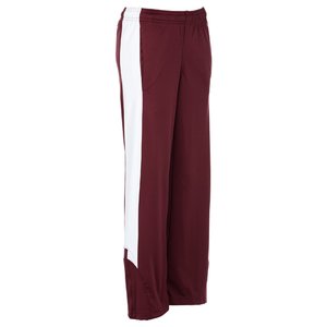 Additional Image 2 - a pair of maroon pants with white stripe