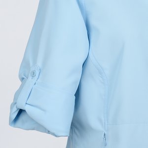 Additional Image 3 - a close up of a blue jacket