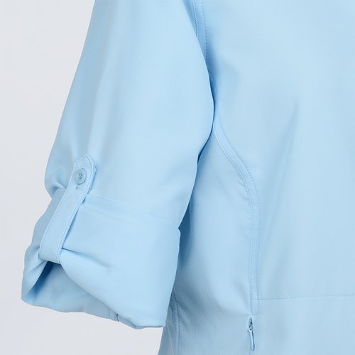 Additional Image 3 - a close up of a blue jacket