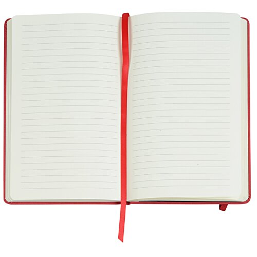 Additional Image 1 - a white notebook with a red band