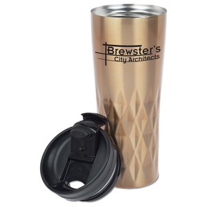 Additional Image 1 - a gold and black tumbler