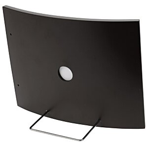 Additional Image 1 - a black rectangular object with a white circle on it