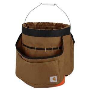 Additional Image 1 - a brown bucket with a black handle